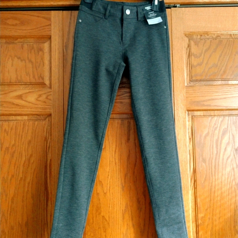 Simply Vera Wang Skinny, mid-rise Ponte Pants